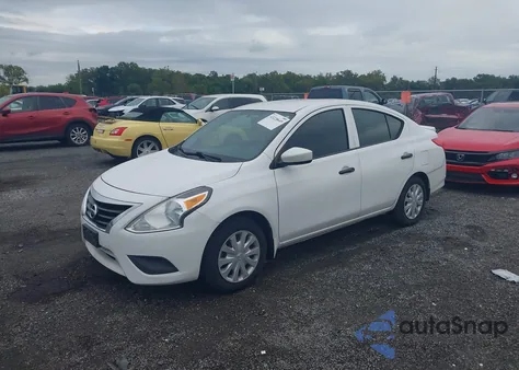 2016 Nissan Versa 1.6 S+ из США, поврежденный, VIN 3N1CN7AP3GL888200